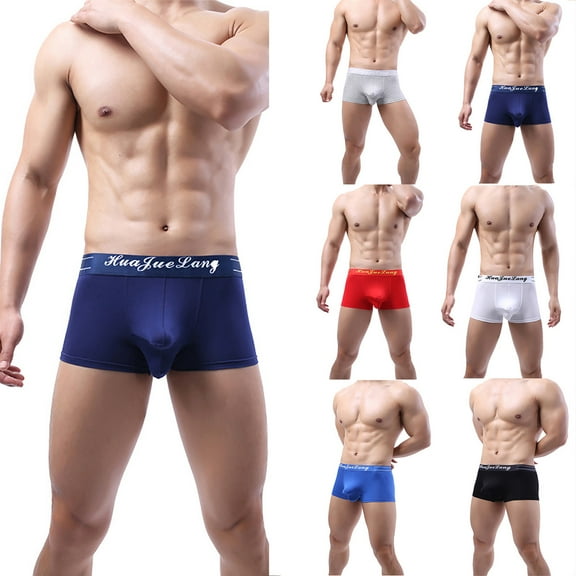 XMMSWDLA Men's Underwear Boxer Low Rise Fashion Short Comfortable Sport Underpants