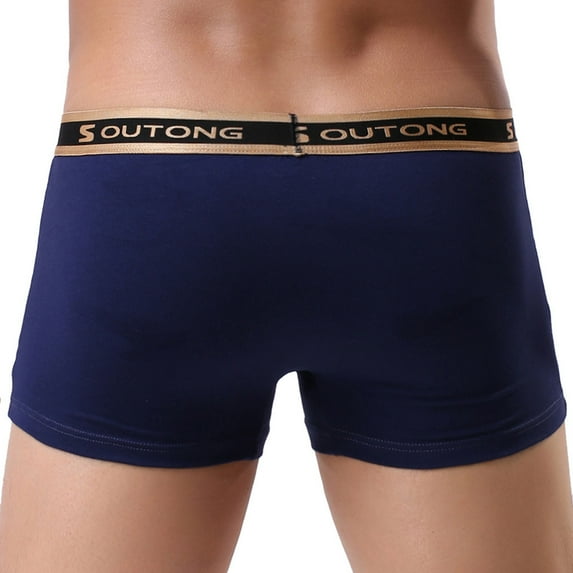 XMMSWDLA Men's Underwear Boxer Underwear Briefs Cotton Stretch Soft Underwear Trunks