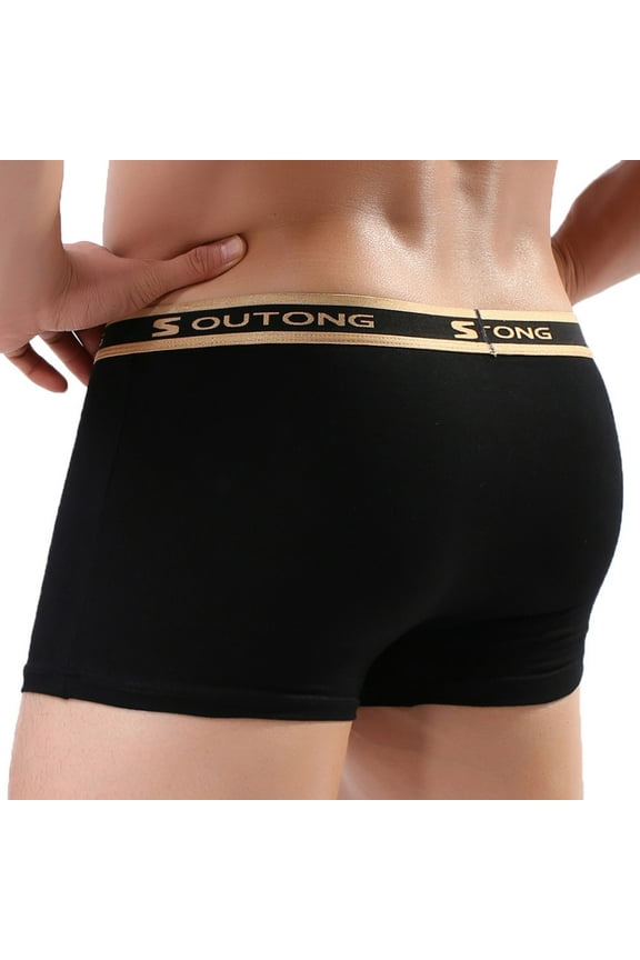 Men's Underwear Micro Dual Pouch Trunks Ball Pouch Bulge Enhancing Boxer Briefs for Men