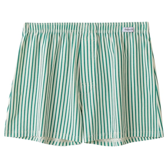 XMMSWDLA Mens Loose Boxers Cotton Short Inseam Boxer Shorts Sleep Pajamas Green Mens Swim Shorts