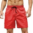 thumbnail image 1 of XMMSWDLA Mens Swimming Trunks Swim Trunks Quick Dry Swim Shorts with Mesh Lining Swimwear Bathing Suits Red Mens Swim Trunks, 1 of 9