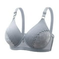 thumbnail image 1 of XMMSWDLA Mesh Bras for Women No Underwire Buttery Soft Bralettes for Women with Support Adjustable Straps Everyday Bras Surgical Bra Yoga Bras for Women, 1 of 2