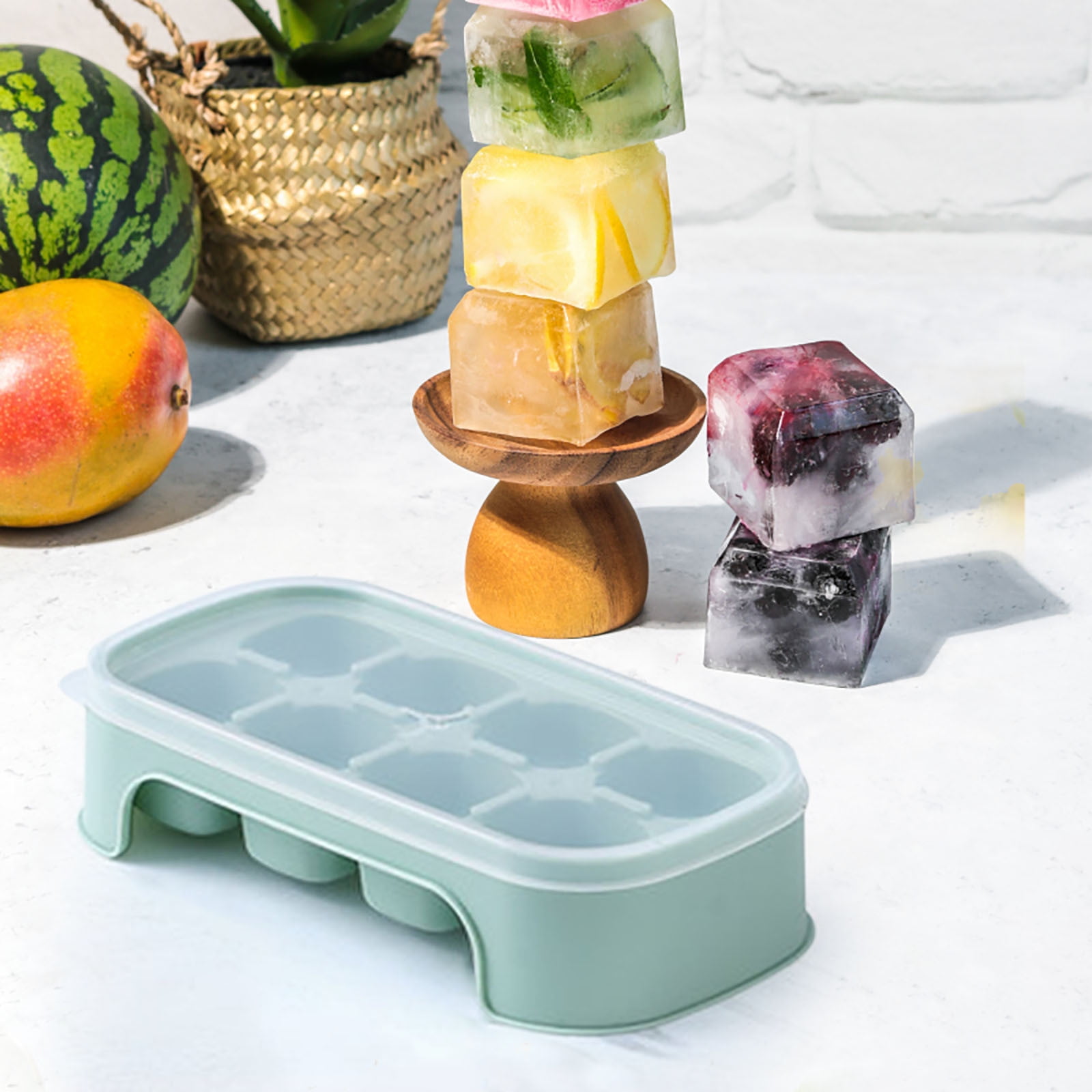 Luxugen Polar Ice Cube Molds, Silicone Ice Cube Trays with Cute