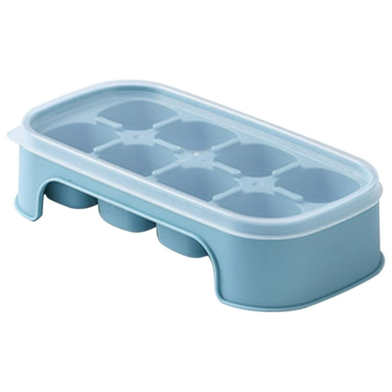 XMMSWDLA Mini Ice Cube Trays for Freezer Ice Cubes Moldes Home Made Ice  Cream, Ice Stick, Small Quick Freezer, Ice Box, Ice Lattice, Ice Granulator