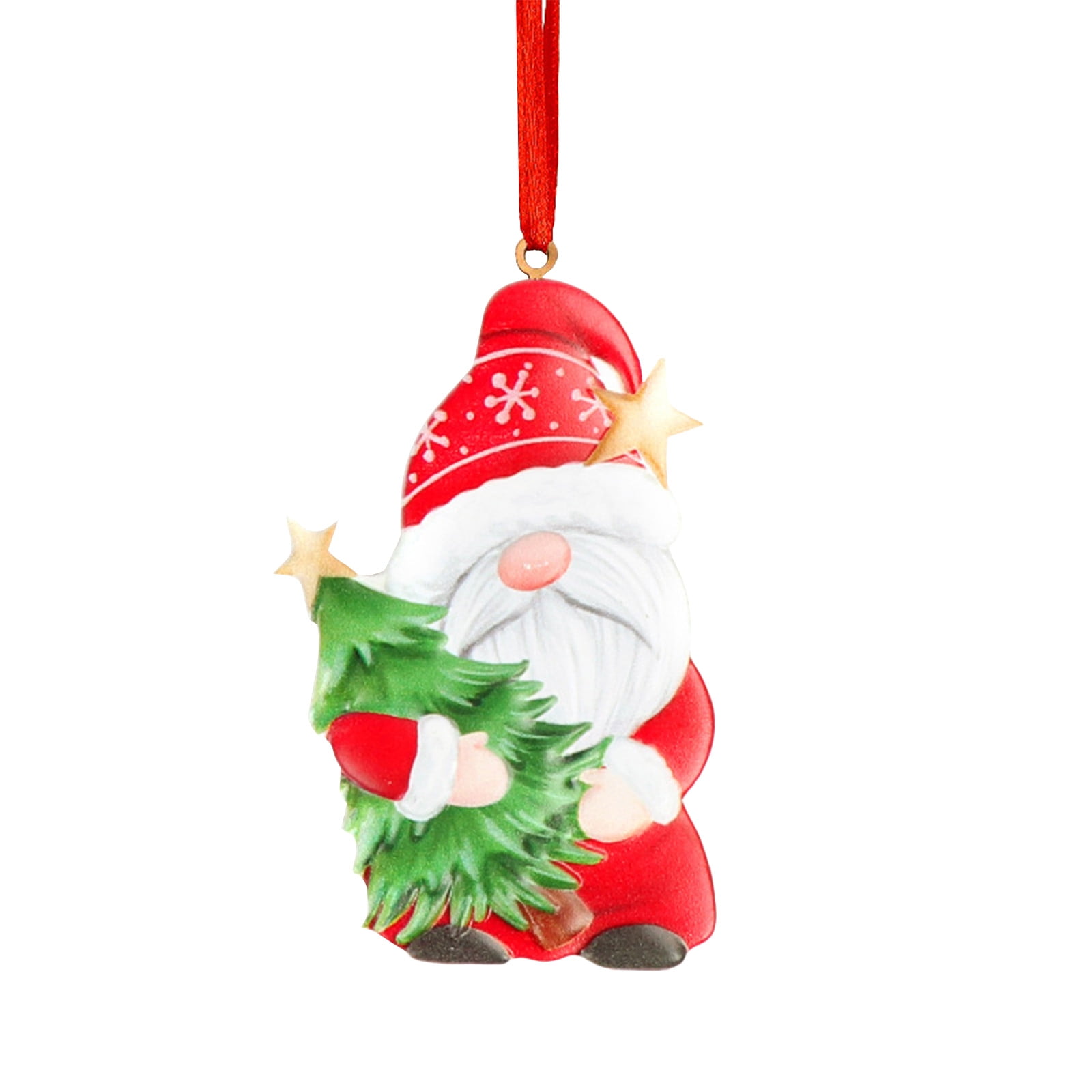 XMMSWDLA Mini Resin Miniature Ornaments Tiny Christmas Pendant