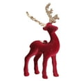thumbnail image 1 of XMMSWDLA Nordic Style Elk, Resin Sitting Standing Deer Statues, Reindeer Figurines, Ornaments Living Room Tv Cabinet Wine Cabinet Gifts for Home Decoration, 1 of 8
