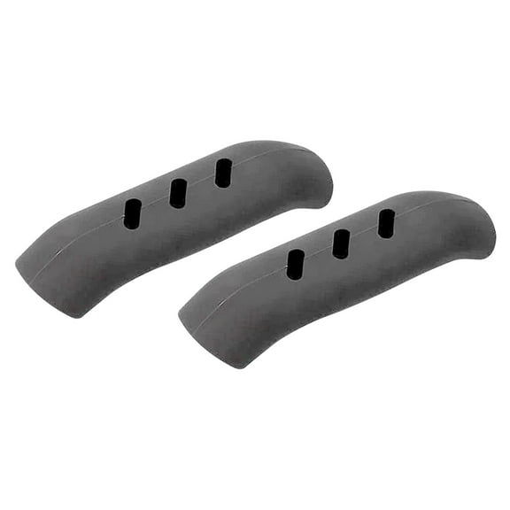 XMMSWDLA A Pair Silicone Assist Handle Holder Grip, Cast Iron Pot Handle Covers Heat Resistant, Non Slip Pot Grip Handle Sleeve, Hot Handle Holder Wok for Frying Pans Griddles, 3'' *1''(Gray)