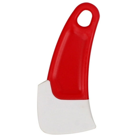 XMMSWDLA Pan Scraper Iron Scraper Iron Skillet Grill Scraper Cleaner Tool Set Dish Bowl Scrapers Silicone Cleaning Spatula Kitchen Pot Scrapers Tools for Cleaning Grease 6.2*2.5inchred