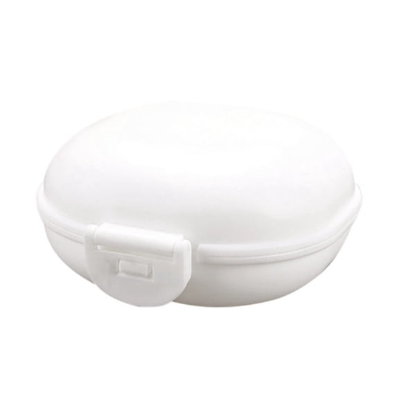 XMMSWDLA Plastic Travel Soap Container Portable Soap Case for Shampoo Bar Round Soap Holder with Leak-Proof Lid for Bathroom Shower Gym Utensil Organizer
