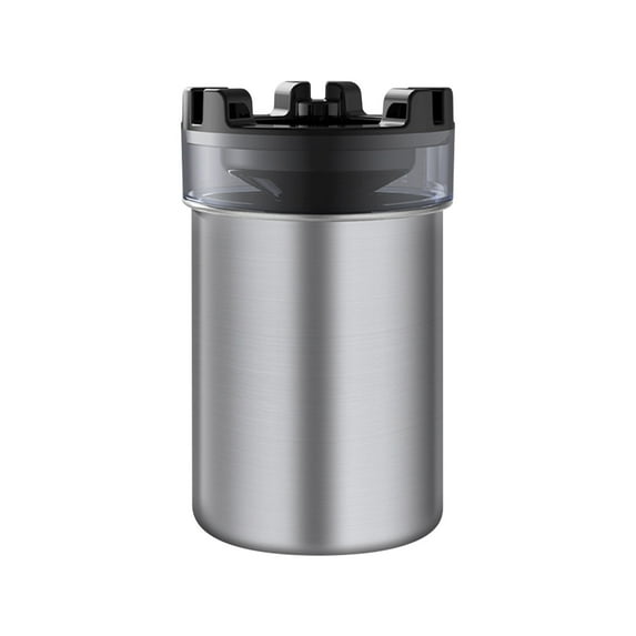 XMMSWDLA Portable No Soot Ashtray Car Ashtray, Easy To Clean, Removable Stainless Steel Car Ashtray, Suitable for Most Car Cup Holders Gifts for Men Stainless Steel