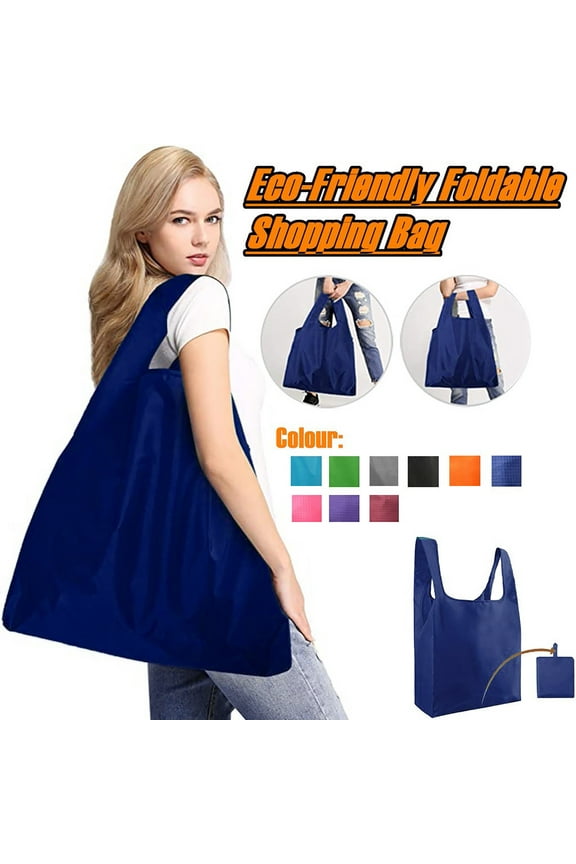 Reusable Grocery Bags Bulk Reusable Shopping Tote Bags with Handles Extra Large for Heavy-duty Sturdy Foldable Machine Washable Ripstop Polyester for wholesale DIY