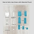 thumbnail image 1 of XMMSWDLA Reusable Grocery Bags，Large Washable Foldable Shopping Bags，Heavy Duty Tote Bags with Reinforced Handles, 1 of 3