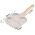 thumbnail image 1 of XMMSWDLA Rustless Egg Pan | 4-Cup Nonstick Egg Frying Pan, Easy Clean Egg Cooker Omelet Pan For Breakfast Swedish Pancake, Pan Gas Stove and Other Stoves Cookware, 1 of 5