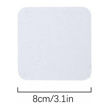 XMMSWDLA Sink Water Absorbing Stone Tray, Diatomite Tableware Drying Pad, Quick Drying Stone Sink Tray, Kitchen Sink Water Absorbing Stone Tray (2 Pieces) Diatom Mud Coasters White 8cm