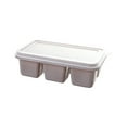 thumbnail image 1 of XMMSWDLA Small Trays for Freezer Ice Lattice Silica Gel Ice Box Food Grade Refrigerator Artifact Goods Household Small Ice Box with Cover Molds Gray, 1 of 5