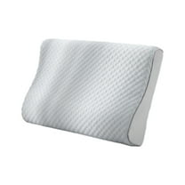 XMMSWDLA Soft Cotton Contour Neck Memory Foam Pillowcase (Pillow not Included) w/Envelope Style Closure