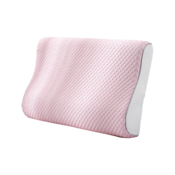 XMMSWDLA Soft Cotton Contour Neck Memory Foam Pillowcase (Pillow not Included) w/Envelope Style Closure