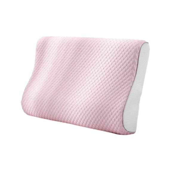 XMMSWDLA Soft Cotton Contour Neck Memory Foam Pillowcase (Pillow not Included) w/Envelope Style Closure