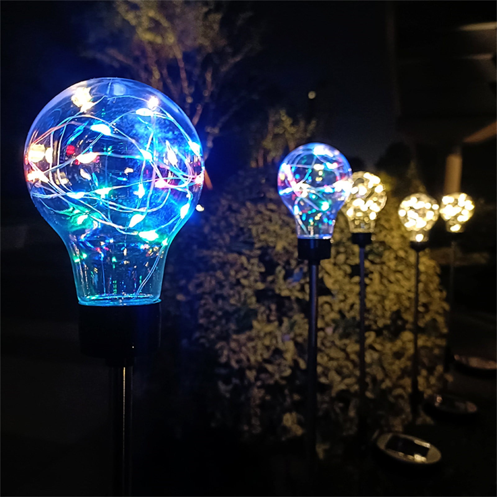 XMMSWDLA Solar Lights Outdoor Decorative, Solar Gazing Ball Garden