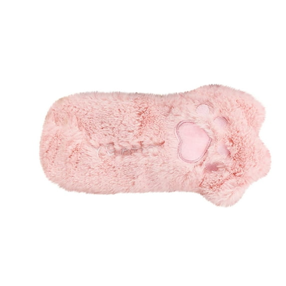 XMMSWDLA Special Pencil Case Pink Pencil Casescute Paw Pen Bag Large-Capacity Stationery Bag Pencil Bag Cute Plush Paw Bag Pencil Cases