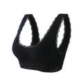 thumbnail image 1 of XMMSWDLA Sports Bras for Women Front Criss Cross Bras Side Buckle Lace Sports Bras Wireless Push Up Seamless Bra Bras for Women Tshirt Bras for Women, 1 of 7