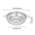 thumbnail image 1 of XMMSWDLA Stainless Steel Mesh Net Strainer Basket Colander to Strain, Rinse, Fry, Steam or Cook Vegetables & Pasta Kitchen Rice Sieve Washing Bowl Food Vegetables Cleaning Strainer Drain Basket, 1 of 5