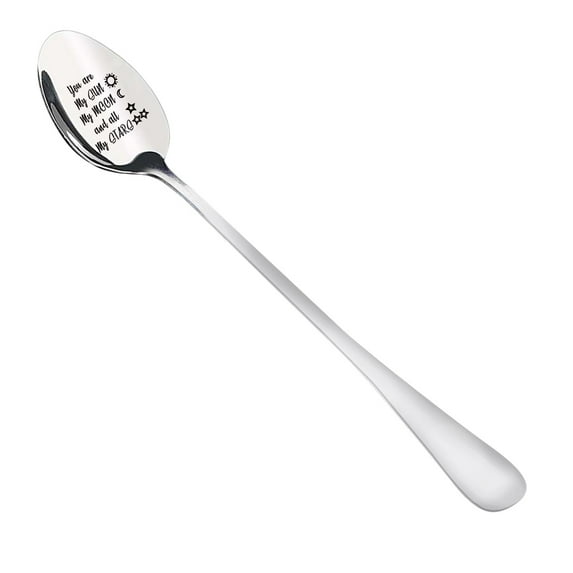 XMMSWDLA Stainless Steel Milk Coffee Spoons Dessert Ice Cream Fruit Spoon Teaspoon Accessories Tableware Gift Stainless Steel Spoon 3093.10