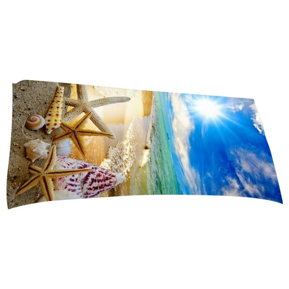 XMMSWDLA Starfish Seashell Beach Beach Towels 30x60 In Sea Marine Nautical Bathroom Towel Soft Absorbent Summer Bath Towel Kitchen Dish Guest Towel Home Bathroom Decorations