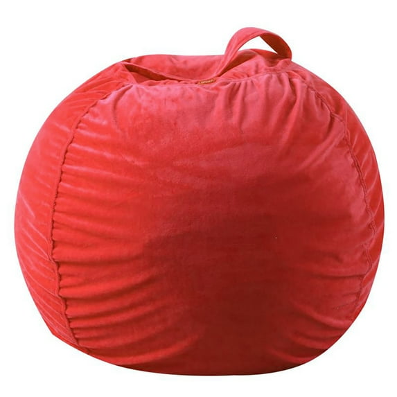 XMMSWDLA Stuffed Animal Storage Bean Bag Chair Cover for Kids & Adults | Pouf Organizer for Plush Toys, Linens, Quilts & Pillows |Clothing Storage Bags