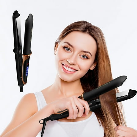 XMMSWDLA Super Long Hair Profession Curling Iron Straight Curling Dual-use Four Position Temperature Adjust Wide Range Of Applications Suitable For Most Peopl