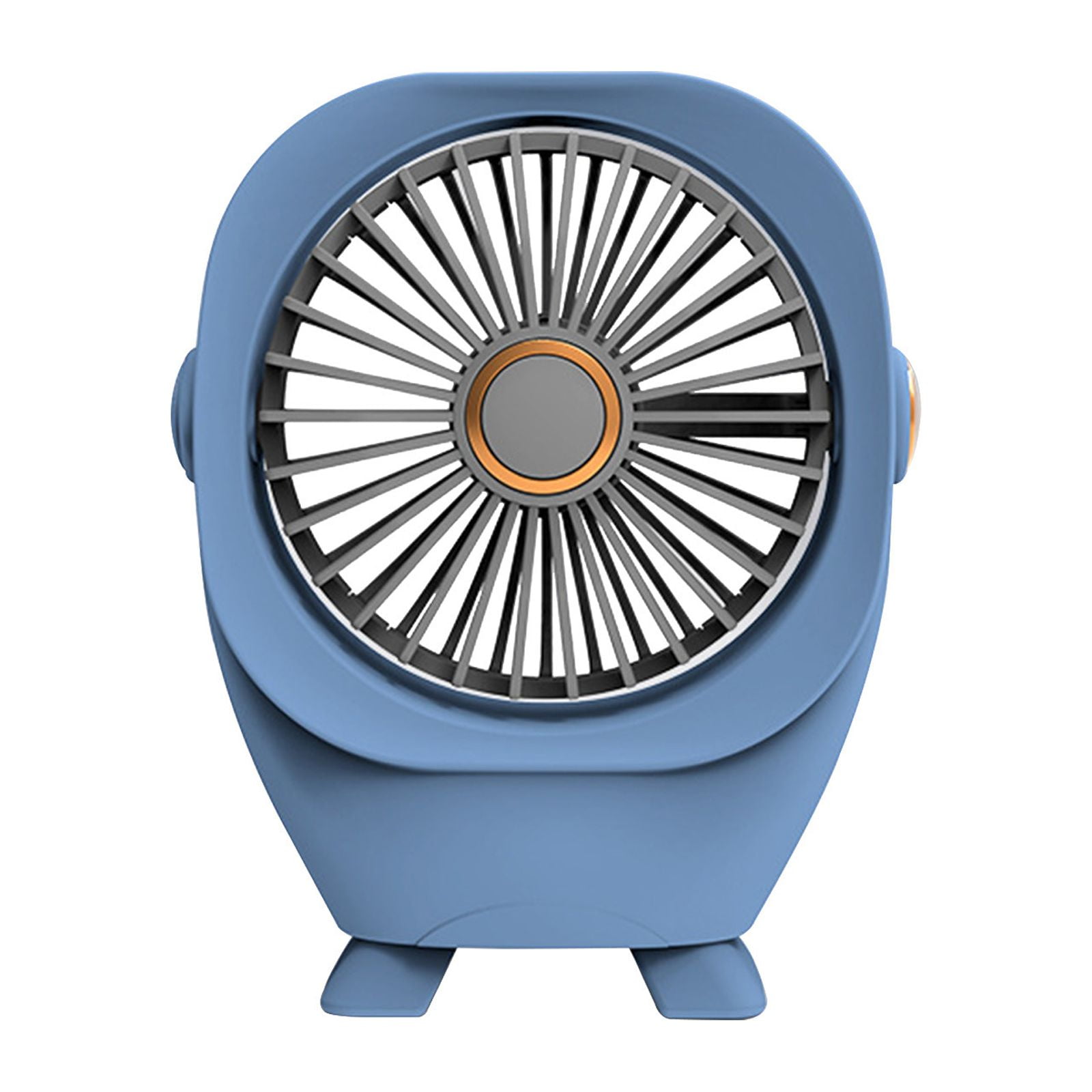 XMMSWDLA Table Fan, Rechargeable Battery Operated Desk Fan with Auto Oscillation 90 Foldable