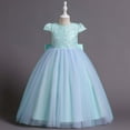 thumbnail image 1 of XMMSWDLA Toddler Girl Clothes Kids Dress Girls Sleeveless Princess Dress Butterfly Sequin Mesh Dress Tufted Dress, 1 of 7