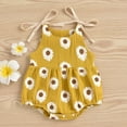 thumbnail image 1 of XMMSWDLA Toddler Girl Clothes Summer Baby Girls Daisy Straps Sleeveless Jumpsuit Casual Bodysuit Clothes, 1 of 8