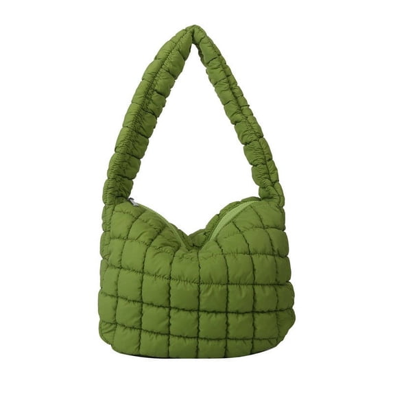 XMMSWDLA Tote Bag for Women, Soft Puffer Tote Bag Lightweight Designer Pleated Bags Handbag Puff Bags Tote Bag for Women Small Gym Bag for Women