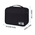 thumbnail image 1 of XMMSWDLA Travel Electronics Organizer Portable Cable Organizer Bag for Storage Electronic Accessories Case for Cord,Phone,Charger,Flash Drive Diaper Bag Backpack, 1 of 3