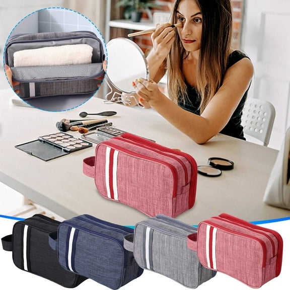 XMMSWDLA Travel Toiletry Bag For Women/Men Hanging Kit Shaving Bag Portable Toiletry Organizer Separate Dry And Wet Cosmetic Bag Boys Backpacks