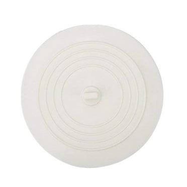 XMMSWDLA Tub Stopper 3Pack, 6 inches Large Silicone Drain Plug Hair Stopper Flat Suction Cover for Kitchen Bathroom Accessories and Laundry