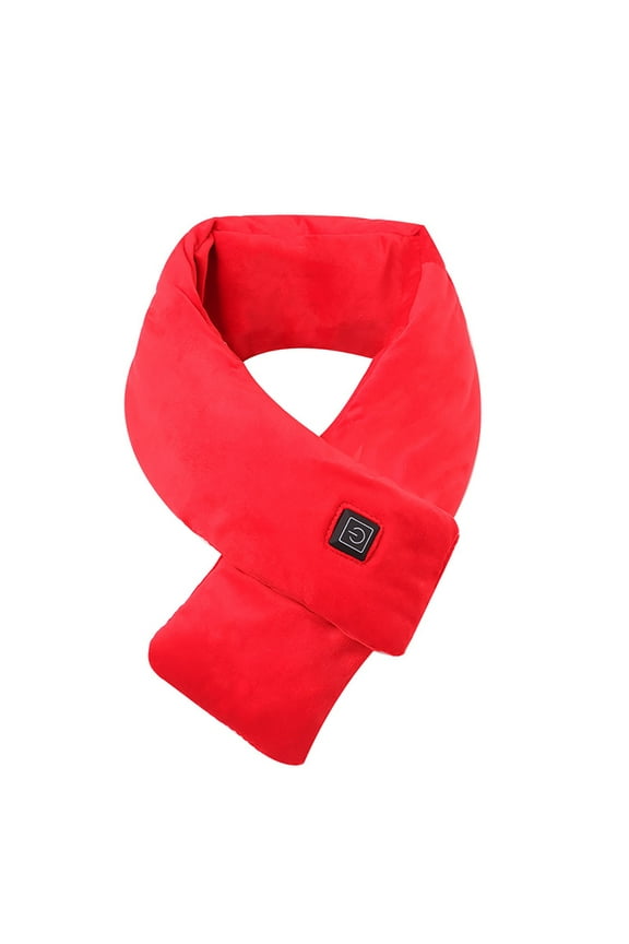 USB Smart Neck and Shoulder Winter Cold Protection and Warmth Men and Women Scarf Massage Heating Scarf Red Winter Scarf