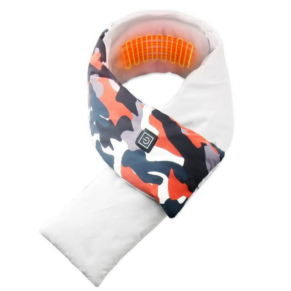 XMMSWDLA USB Smart Neck and Shoulder Winter Cold Protection and Warmth Men and Women Scarf Massage Heating Scarf White Scarves for Women