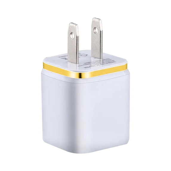 XMMSWDLA USB Wall Charger, Cube Charger 2 Port Charging Box 2.1A/5V Home Travel Charger Plug USB Power Adapter Charging Station Base