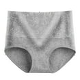 thumbnail image 1 of XMMSWDLA Underwear for Women Underwear Bikini Panties Stretch Lace Seamless Hipster Panty Gray 3XL Cotton Thongs for Women, 1 of 4