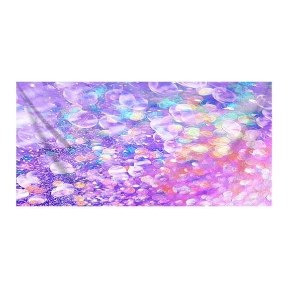 XMMSWDLA Violet Mist Microfiber Beach Towels Oversized Round Beach Blanket Sand Free Quick Dry Hippie Boho Circle Bath Towel Absorbent Boan Beach Yoga Mat Table Cloth