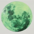 thumbnail image 1 of XMMSWDLA Wallpaper Glowing Luminous Moon Planet Space Wall Sticker Decal In The Darkgreen Floral Wallpaper, 1 of 3
