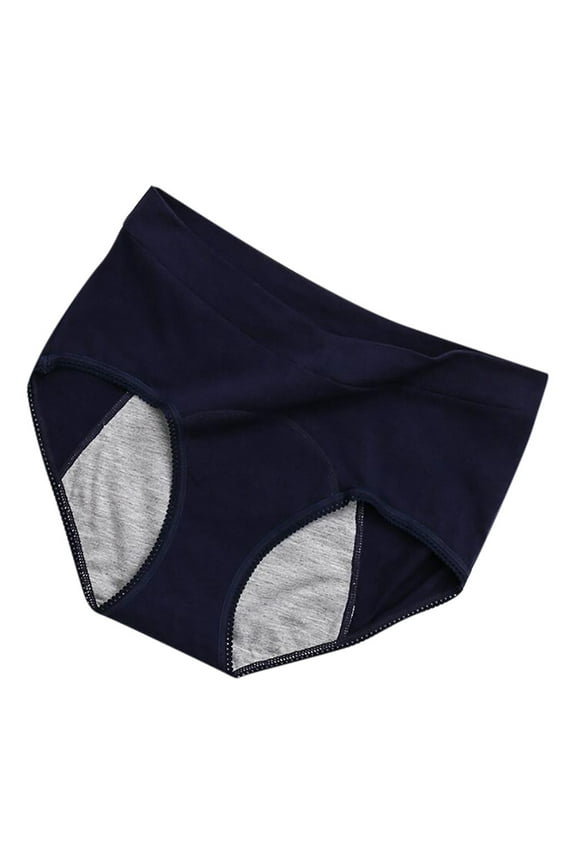 Washable Super Absorbency Urinary Incontinence Underwear for Women, Lace Hipsters Panties for Bladder Leak Blue XL Womens Underwear Seamless