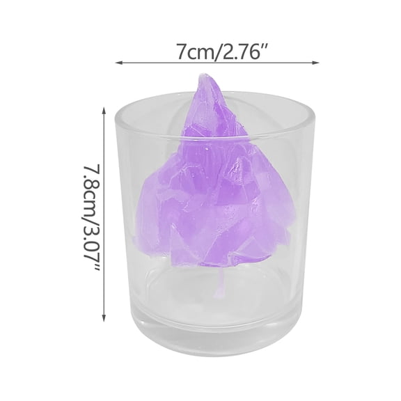 XMMSWDLA Wedding Decorations Floating Iceberg Candle Creative Floating Iceberg Scented Candle Birthday Gift Decoration Home Bedroom Decoration Car Decorations