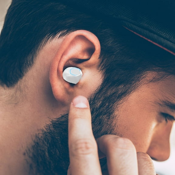 XMMSWDLA Wireless Earbuds Bluetooth Headphones LED Digit Display, Deep Bass Stereo and Noise Cancelling Bluetooth Ear Waterproof Wireless Earphones