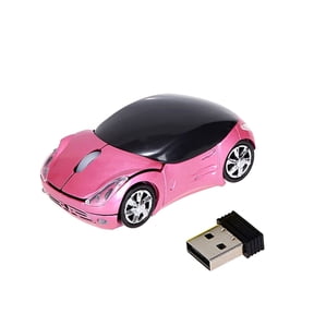 XMMSWDLA Wireless Mouse, Cool Sports Car Shaped Mouse 2.4GHz Optical Gaming Mouse for Computer PC Notebook Laptop