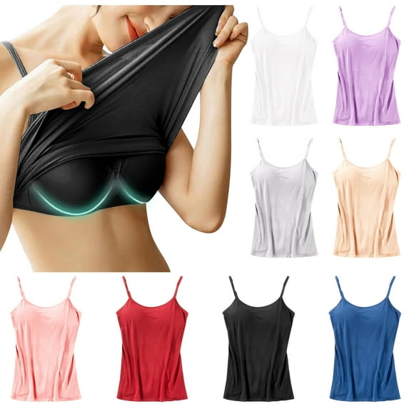 XMMSWDLA Women Sports Bra Longline Padded Tank Top Naked Feeling Workout Fitness Running Yoga Tops Bras for Older Women Wireless Bra