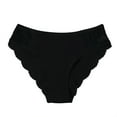 thumbnail image 1 of XMMSWDLA Women's Fashion Printing Flower Briefs Transparent Cotton Underpants Black M Womens Underwear, 1 of 3