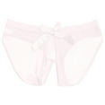 thumbnail image 1 of XMMSWDLA Women's Mesh Open Low Waist Perspective Taste Underwear Women Underwear Lingerie Thongs Panties Ladies Underwear Underpants White Free Size Dorm Room Essentials, 1 of 5